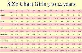 Size Chart 3 to 14 years (2)